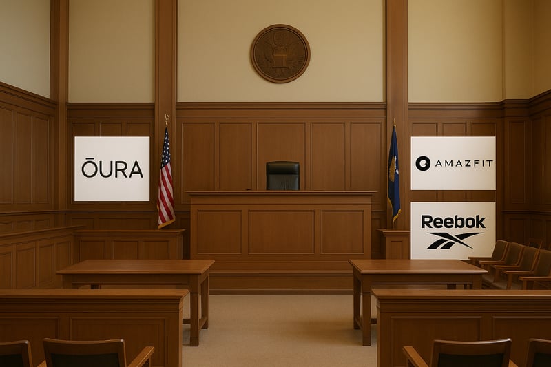 Now Oura sues Amazfit, Reebok, and Noise for their rings