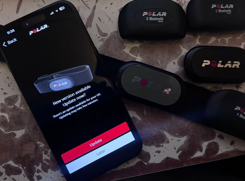 Polar H10 and H9 Heart Rate Straps Get Performance and Power Updates